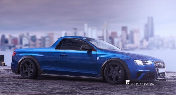 Audi RS4 Ute 600x323 at Rendering: Audi RS4 Ute Is a Surprisingly Good Idea!