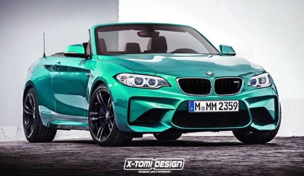 BMW M2 Convertible 600x349 at Rendering: BMW M2 Convertible