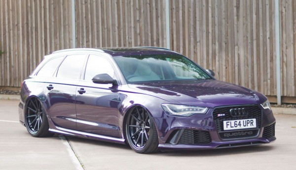 Bagged Audi RS6 0 600x346 at Gallery: Bagged Audi RS6 on ADV1 Wheels