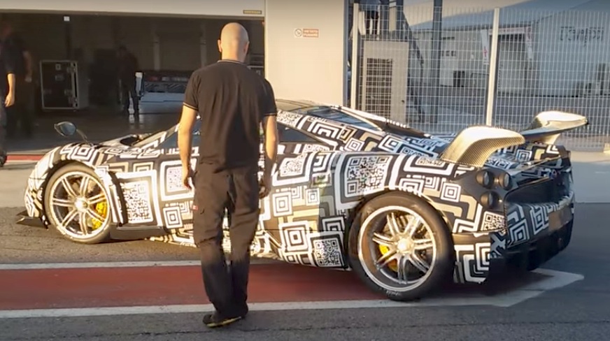 Bewinged Pagani Huayra at Bewinged Pagani Huayra Spied Again