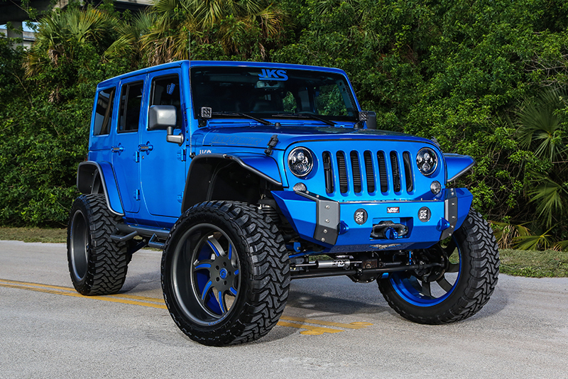 Blue Custom Jeep Wrangler 0 at Custom Jeep Wrangler by Extreme Performance