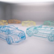 Evoque Convertible Wireframe 5 175x175 at Range Rover Evoque Convertible Teased with Wireframe Sculptures