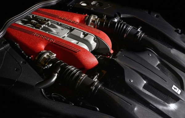 Ferrari F12tdf V12 600x384 at Ferrari F12tdf V12 Engine Detailed in Video