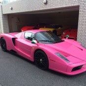 Pink Ferrari Enzo 6 175x175 at Japanese Collector Has Pink Ferrari Enzo
