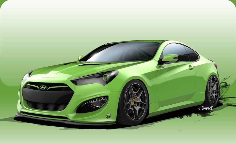 Tjin Edition Genesis Coupe at SEMA Preview: Tjin Edition Genesis Coupe