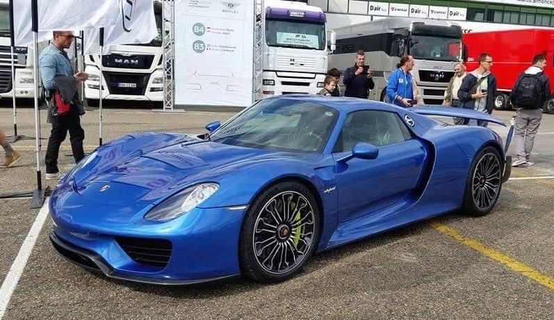 pagani 918 spyder 1 at Horacio Pagani Buys a Blue Porsche 918 Spyder