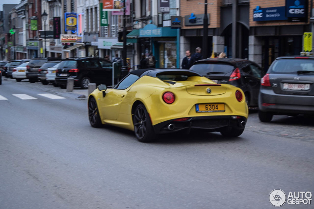 Alfa Romeo 4C Spider Spot 1 at Alfa Romeo 4C Spider Spotted in Luxemburg