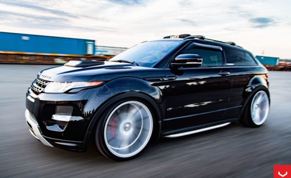 Bagged Range Rover Evoque 0 600x367 at Bagged Range Rover Evoque Looks Superb