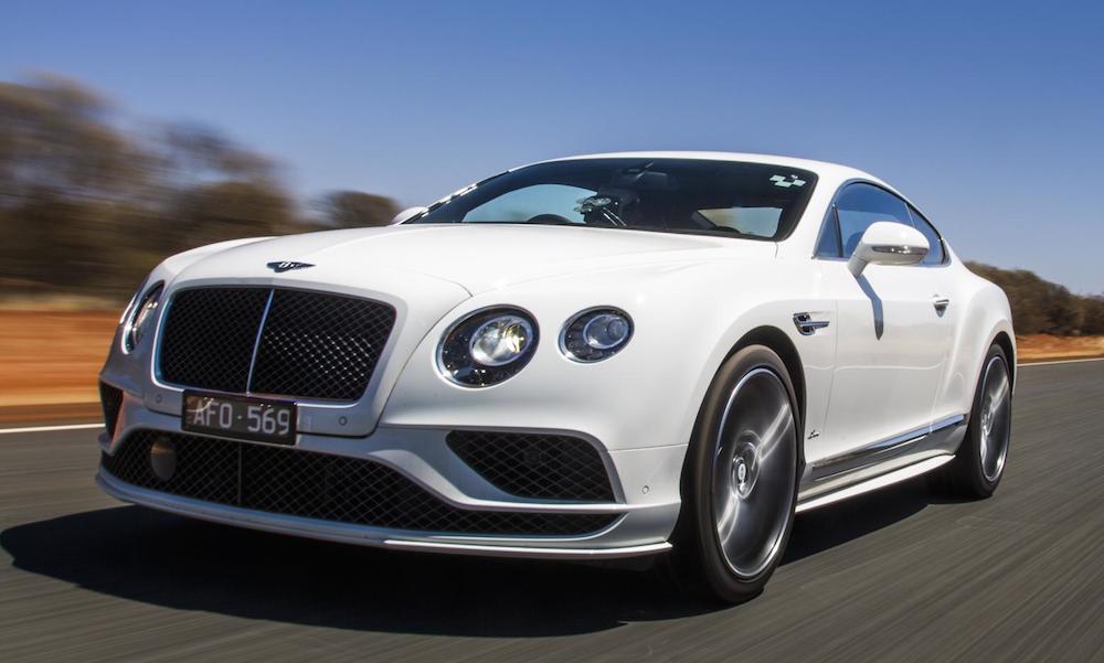 Continental GT Speed 1 at Bentley Continental GT Speed Clocks 331 km/h in the Outback