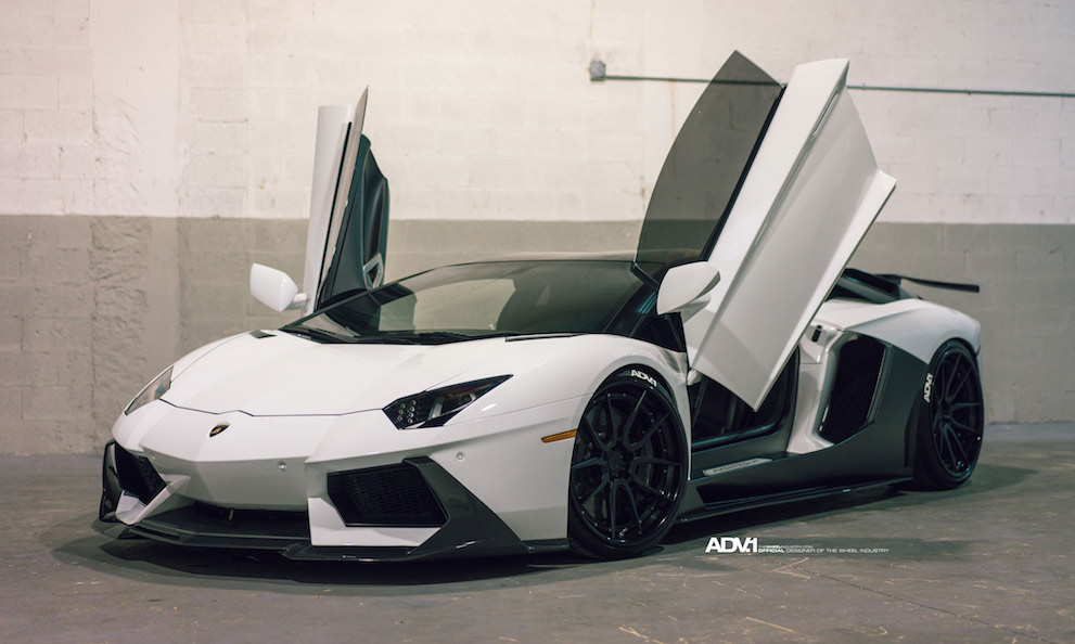 Custom Aventador ADV1 0 at Gallery: Custom Aventador on ADV1 Wheels