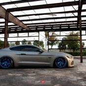 Custom Mustang GT Vossen 3 175x175 at SEMA Bound: Custom Mustang GT on Vossen Wheels