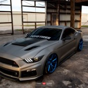 Custom Mustang GT Vossen 4 175x175 at SEMA Bound: Custom Mustang GT on Vossen Wheels