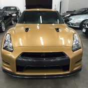 Gold Nissan GT R 3 175x175 at Custom Gold Nissan GT R Spotted for Sale