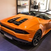 Orange Huracan Spyder 1 175x175 at Orange Huracan Spyder Shows Up in Madrid