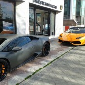 Orange Huracan Spyder 12 175x175 at Orange Huracan Spyder Shows Up in Madrid