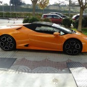 Orange Huracan Spyder 15 175x175 at Orange Huracan Spyder Shows Up in Madrid