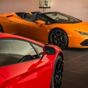 Orange Huracan Spyder 9 175x175 at Orange Huracan Spyder Shows Up in Madrid