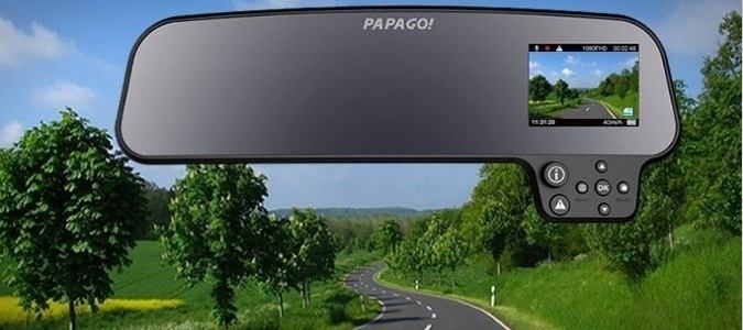 Papago GS260 US Rear View Mirror Full HD Car Dashcam at Great Car Gadgets and Technologies!