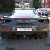 Grigio Ferro Ferrari 488 GTB 4 175x175 at Grigio Ferro Ferrari 488 GTB Spotted in Lugano