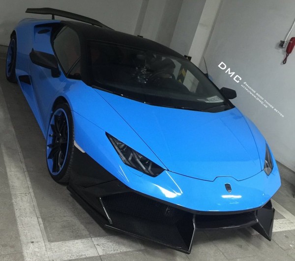 dmc huracan limited wing 0 600x531 at Monstrous DMC Huracan in Baby Blue!