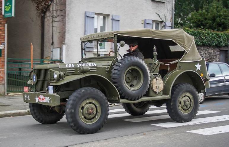 Dodge WC56 0 at Vintage Military Dodge WC56 Spotted in France