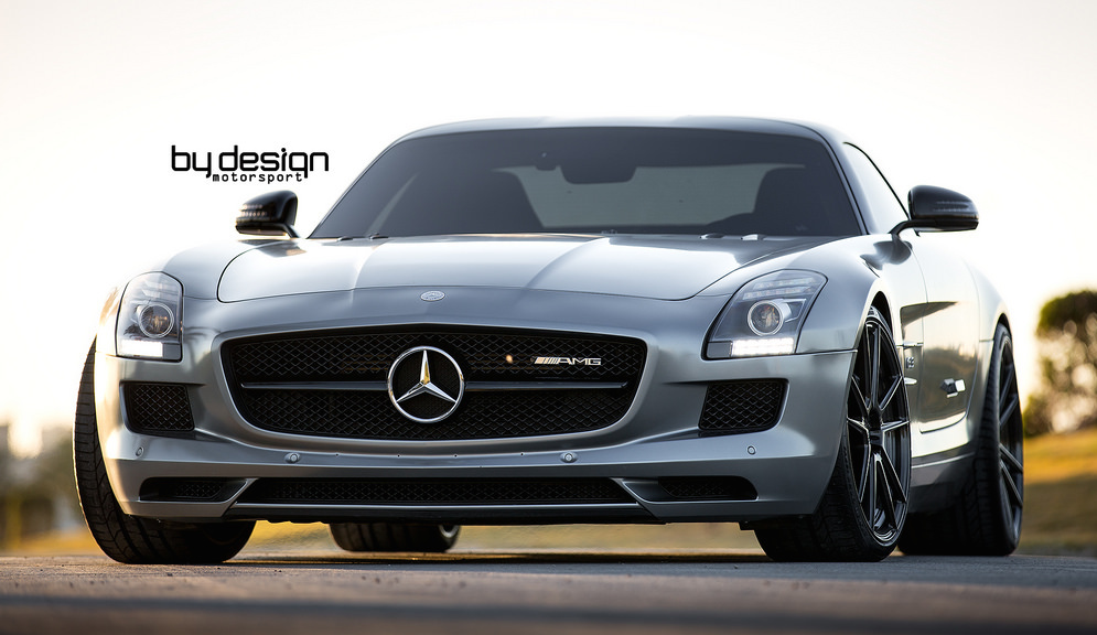 ByDesign Mercedes SLS 0 at ByDesign Mercedes SLS Looks Super Clean on ADV1 Rims