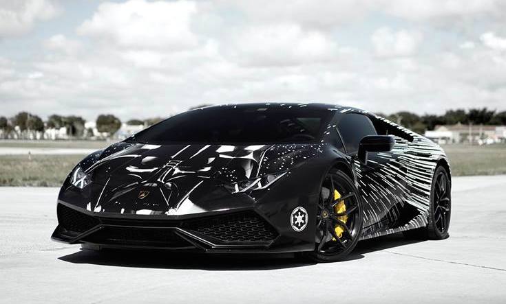 Lamborghini Huracan Darth Vader 0 at Lamborghini Huracan Darth Vader by Metro Wrapz