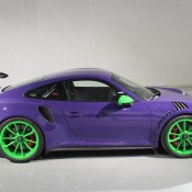Ultraviolet 991 GT3 RS Green 1 175x175 at Loopy: Ultraviolet Porsche 991 GT3 RS with Green Wheels