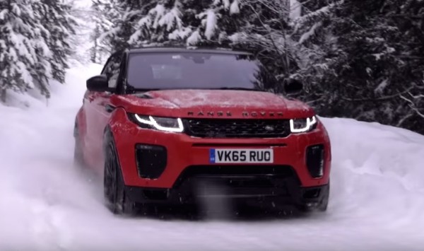 Evoque Convertible Tested 1 600x355 at Range Rover Evoque Convertible Tested On and Off the Road