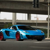 McLaren 12C Red Vossen 5 175x175 at Gallery: Sky Blue McLaren 12C on Red Vossen Wheels
