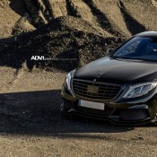 Mercedes S63 AMG slammed 1 175x175 at Slammed: Mercedes S63 AMG on ADV1 Wheels