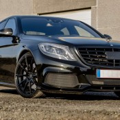 Mercedes S63 AMG slammed 5 175x175 at Slammed: Mercedes S63 AMG on ADV1 Wheels