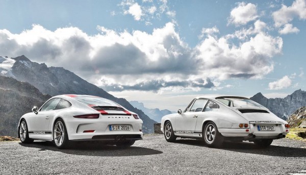 Porsche 911 R meet 0 600x343 at Porsche 911 R Meets its Ancestor