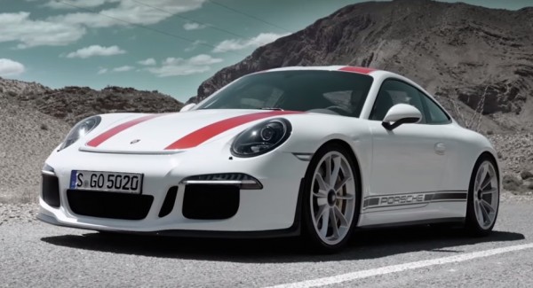 Porsche 911 R promo 600x325 at Awesome New Promo for Porsche 911 R + New Interior Pics