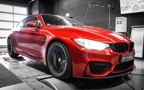 Red BMW M4 Mcchip 0 600x377 at Juicy Red BMW M4 Packs 517 Horsepower