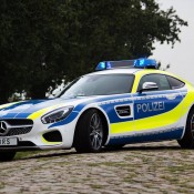 amg gt police car 1 175x175 at Mercedes AMG GT Looks Scary in Police Uniform!
