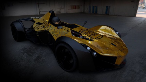 BAC Mono Gumball 0 600x338 at Gold Wrapped BAC Mono to Star in Gumball 3000