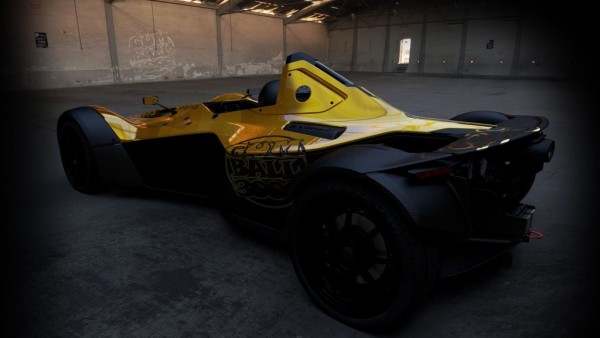 BAC Mono Gumball 1 600x338 at Gold Wrapped BAC Mono to Star in Gumball 3000