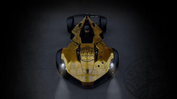 BAC Mono Gumball 2 600x338 at Gold Wrapped BAC Mono to Star in Gumball 3000