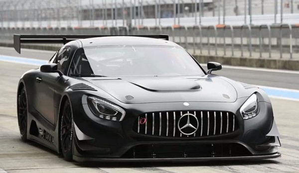 Mercedes AMG GT3 vid 600x348 at Mercedes AMG GT3 Looks Superb with No Livery