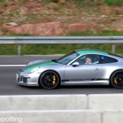 Porsche 911 R Green 1 175x175 Porsche 911 R Green 1 175x175 at Porsche 911 R Spotted with Green Stripes