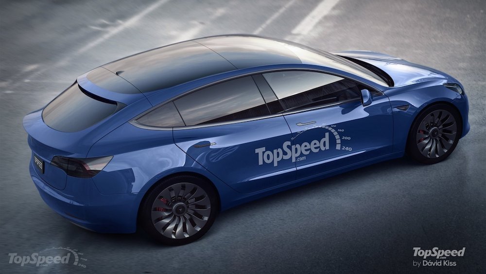 Tesla Model 3 Hatchback render at Tesla Model 3 Hatchback Seems Like a Good Idea