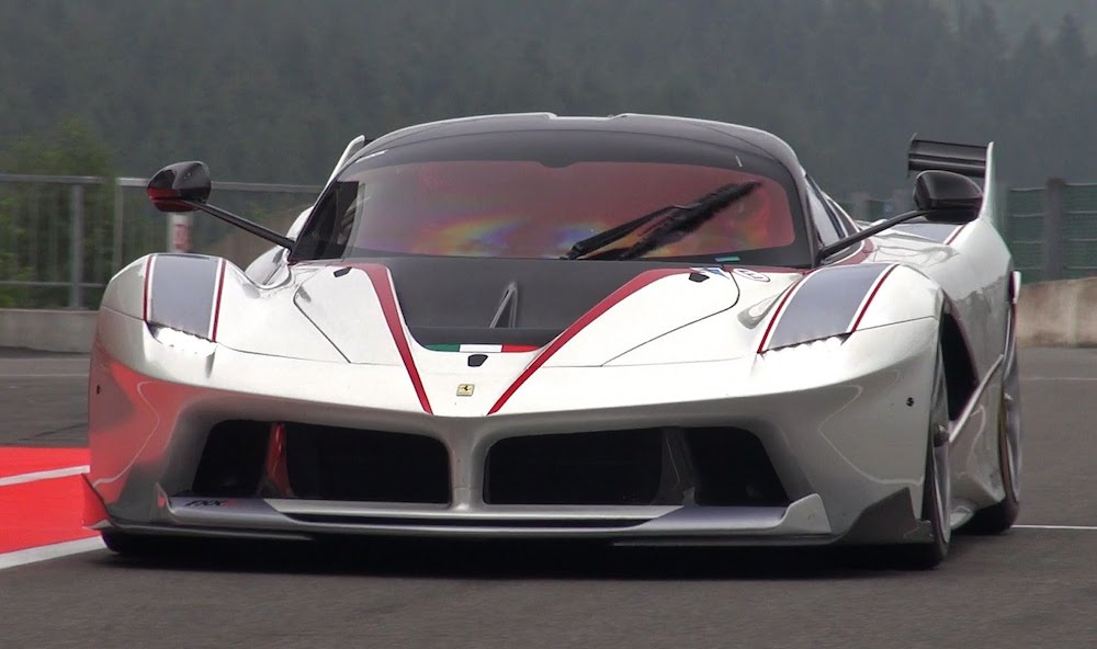 fxx k spa 1 at Eighteen Minutes of Ferrari FXX K Action at Spa