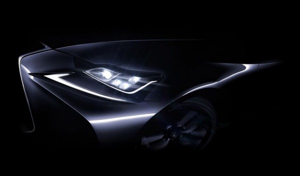 new lexus is teaser 600x351 at New Lexus IS Teased for Beijing Debut