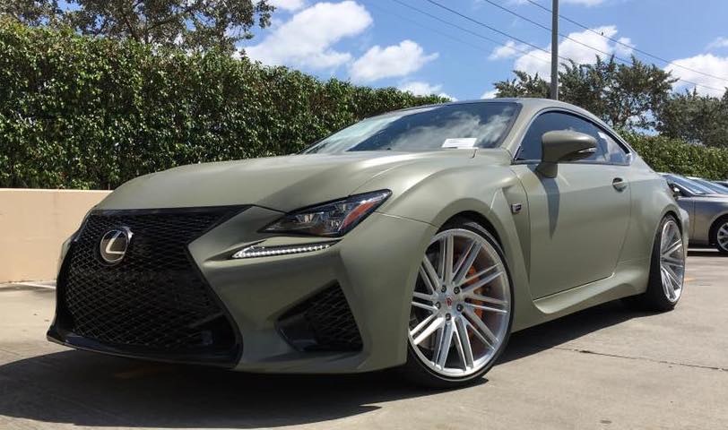 Army Green RC F 0 at Army Green RC F Is Our Kind of Lexus