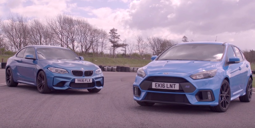 BMW M2 vs Ford Focus RS at Track Test: BMW M2 vs Ford Focus RS