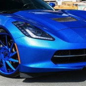 Blue on Blue Corvette 2 175x175 at Blue on Blue Corvette by Forgiato Wheels