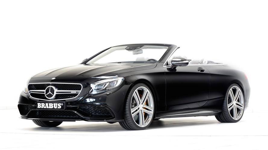 Brabus S Class Convertible top at Brabus Mercedes S Class Cabrio Gains Monoblock Rims