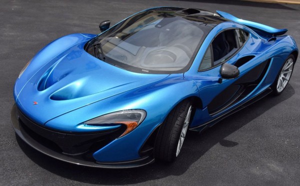 Cerulean Blue McLaren P1 0 600x373 at Cerulean Blue McLaren P1 on Sale for $2.3 Million