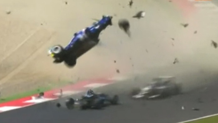 Formula3 crash at This Formula 3 Crash Leaves You Awestruck!